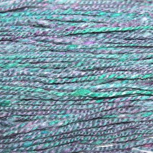 Handspun Yarn - DK Weight Yarn - Mixed Fibers - Grapevine