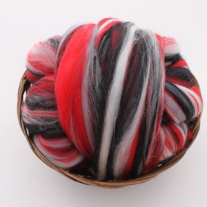 Merino Roving / Combed Top - Spinning Fiber - Custom Blended - House Of Cards
