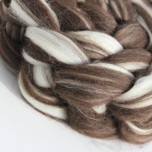 Corriedale - Natural Roving - Undyed Combed Top - Blended Natural Colours