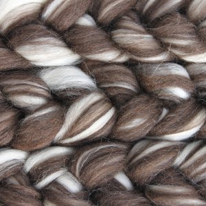 Corriedale - Natural Roving - Undyed Combed Top - Blended Natural Colours