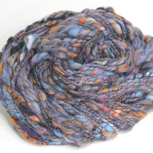 Handspun Thick and Thin Yarn | Mixed Fibers | Batt Barf