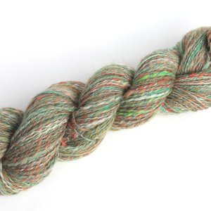 Handspun Yarn | BFL / Silk | Pine Forest