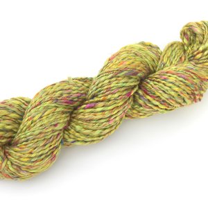 Handspun Yarn - Aran Weight - Mardi Gras