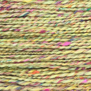 Handspun Yarn - Aran Weight - Mardi Gras