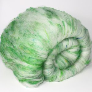 Spinning Fiber Batt | Art Batt | Polwarth / Merino / BFL / Sari Silk