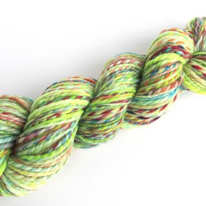 Handspun Yarn | Superwash Merino | Clown Barf