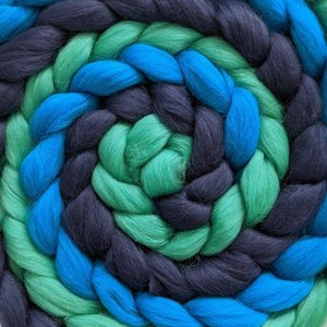 Corriedale Roving - Mixed Colours Top - Spinning Fiber