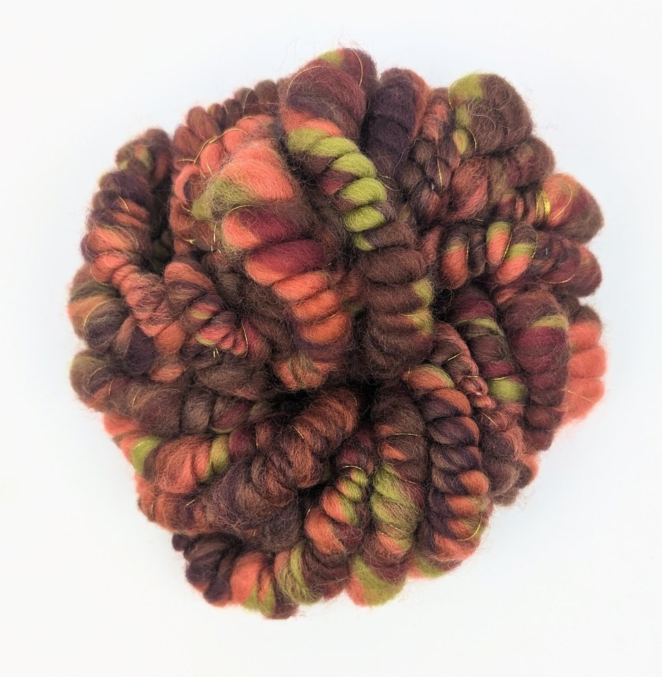 Handspun Art Yarn | Beehive Yarn | Coil Yarn