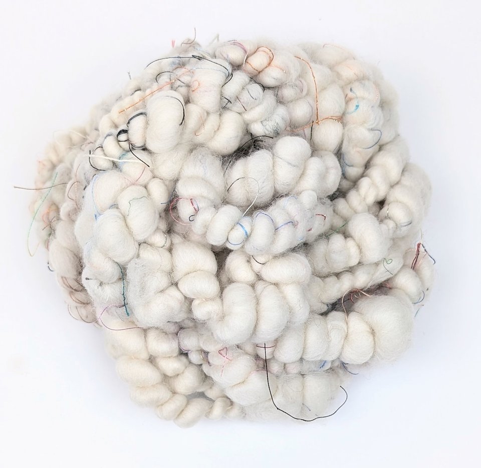 Spinning Fiber Batt | Art Batt | Polwarth / Merino / BFL / Sari Silk