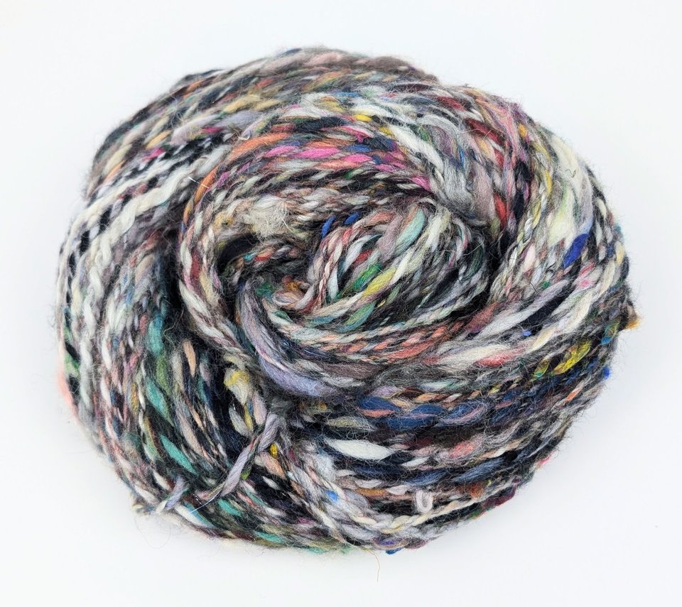 Handspun Art Yarn | Batt Barf