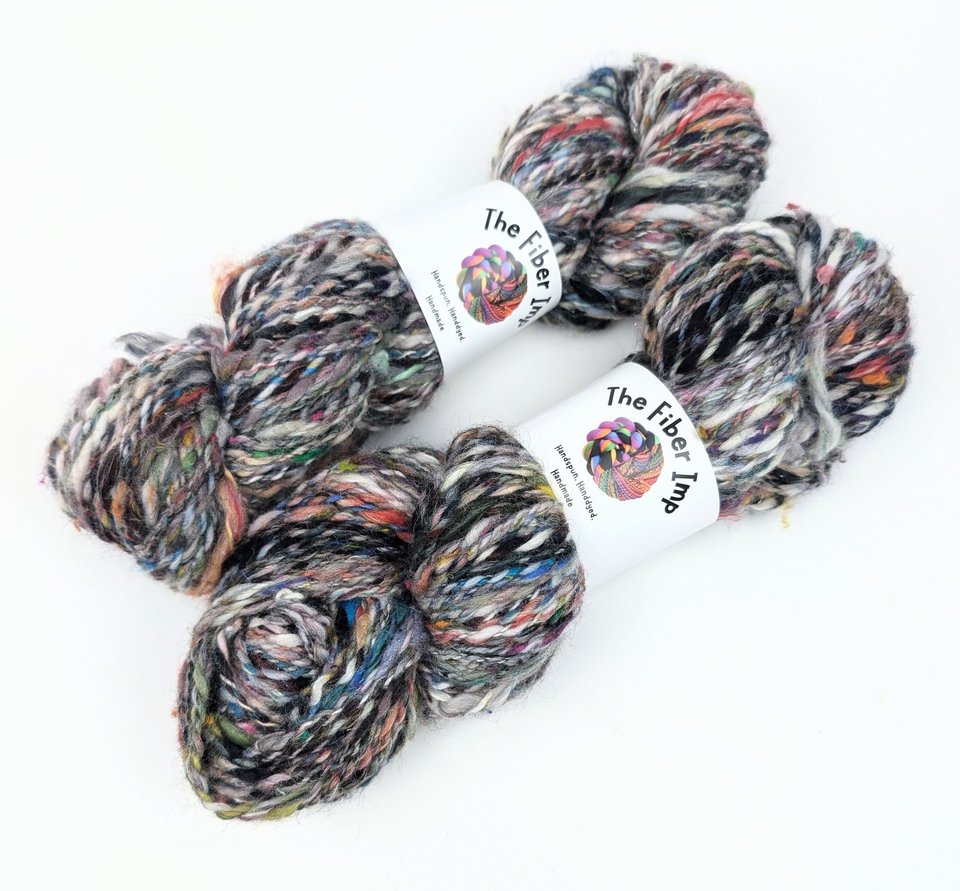 Handspun Art Yarn | Batt Barf
