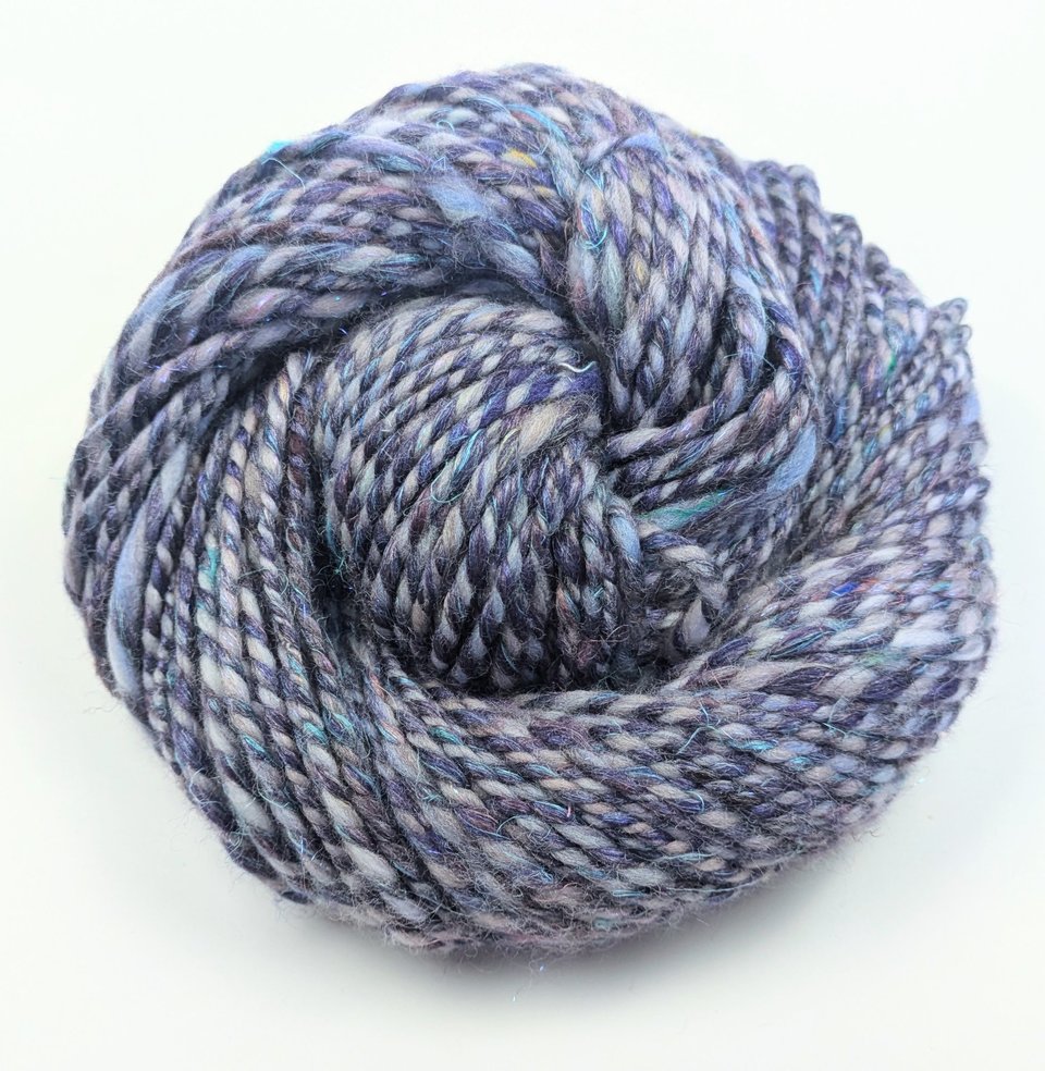 Handspun Yarn | Mixed Luxury Fibers | 2-Ply Yarn