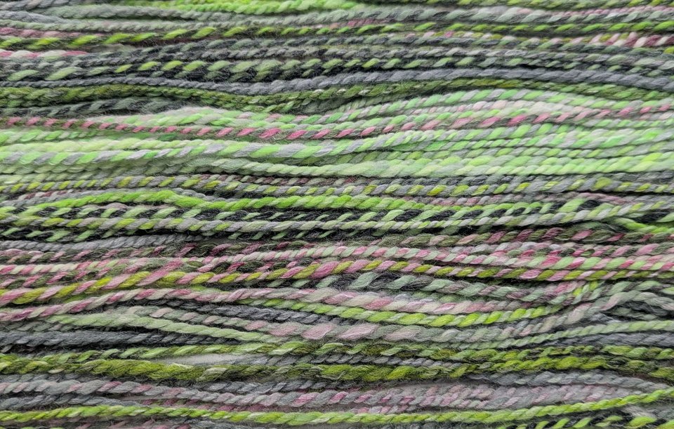 Handspun Yarn | Polwarth / Nylon / Bamboo | Ghostbusters
