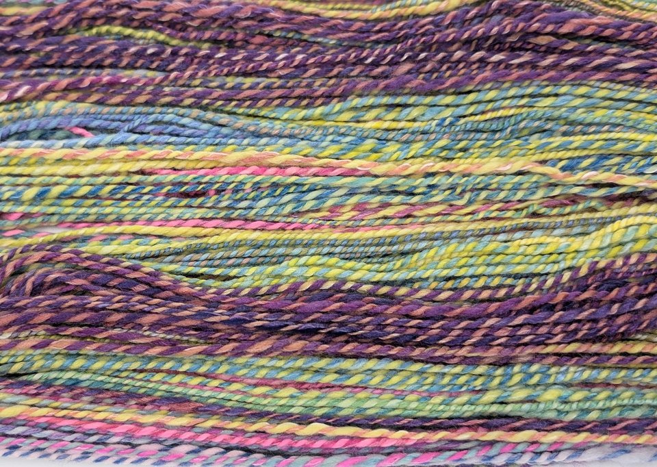 Handspun Yarn | Merino / Cashmere / Silk | Roller Rink