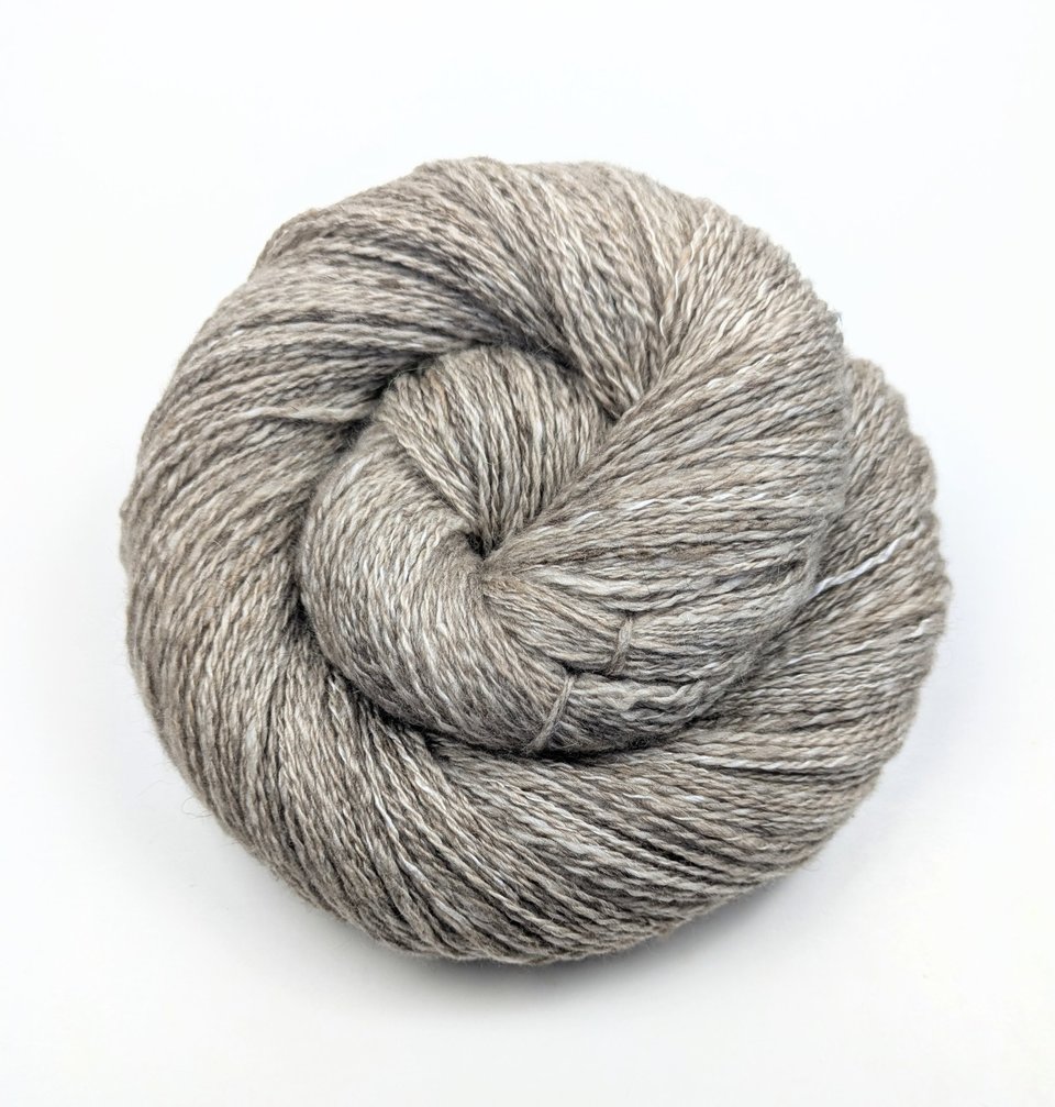 Handspun Yarn | Mulberry Silk / Camel / Angora / Yak / Merino | 2-Ply Yarn