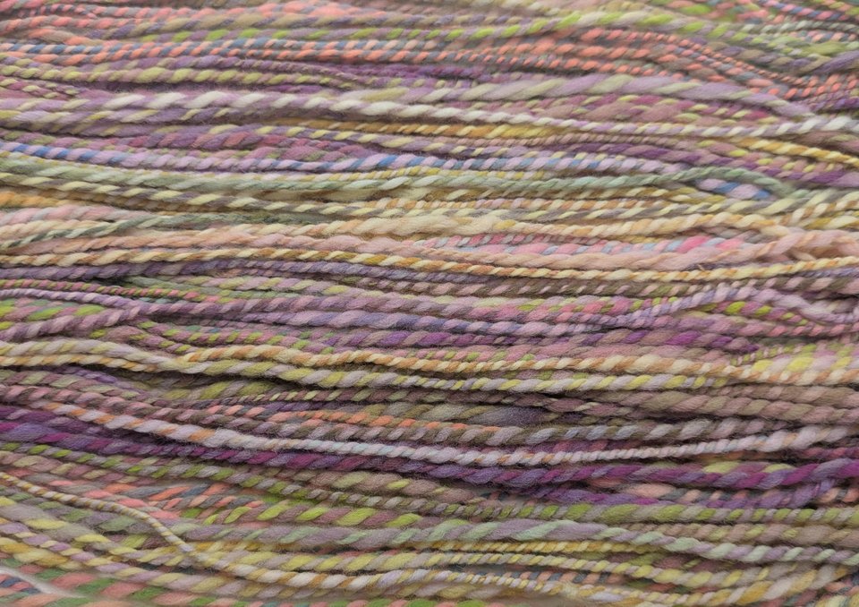 Handspun Yarn | Mixed Fibers | 2-Ply Yarn