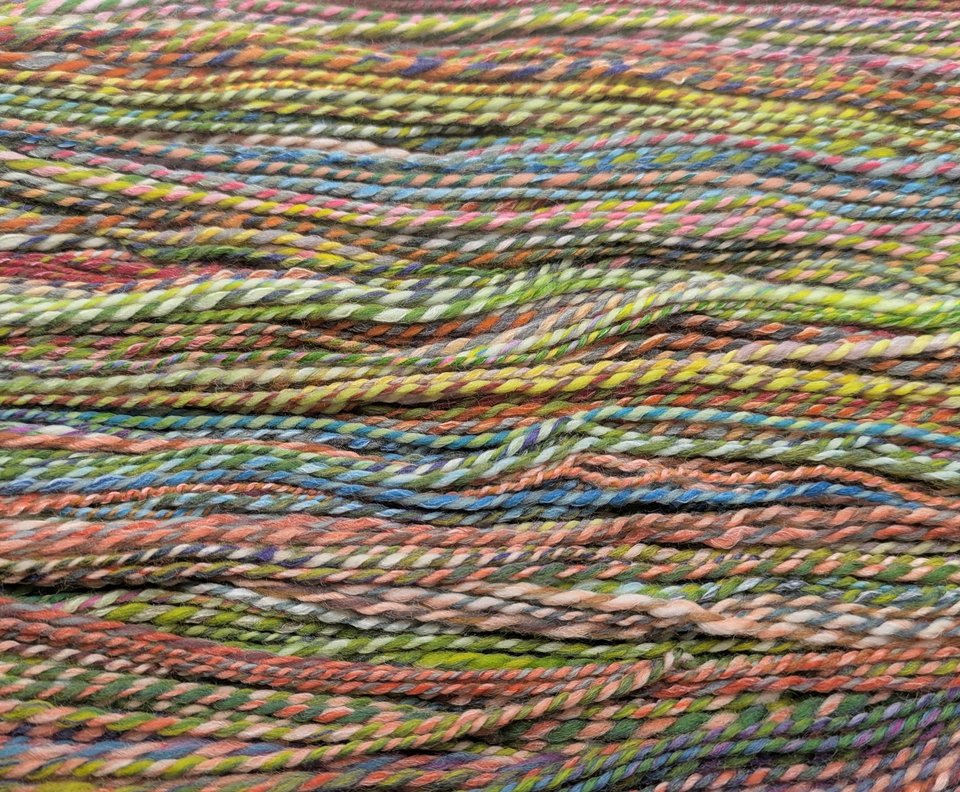 Handspun Yarn | Mixed Luxury Fibers | 2-Ply Yarn