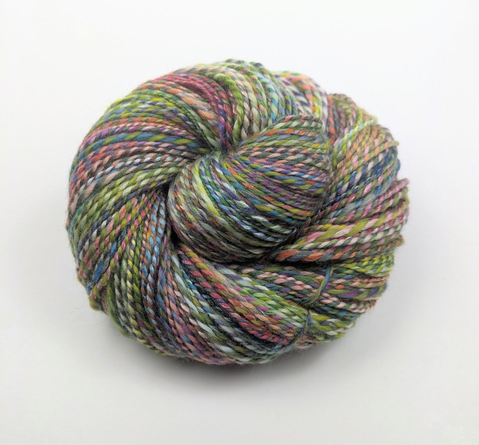 Handspun Yarn | Mixed Luxury Fibers | 2-Ply Yarn