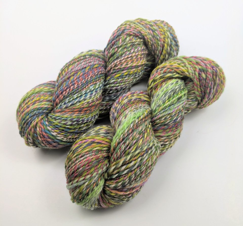 Handspun Yarn | Mixed Luxury Fibers | 2-Ply Yarn
