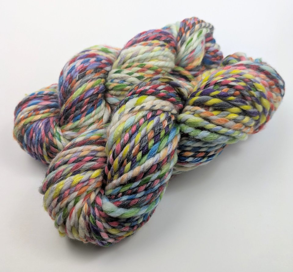 Handspun Yarn | SW Merino / Nylon / Bamboo | 2-Ply Yarn