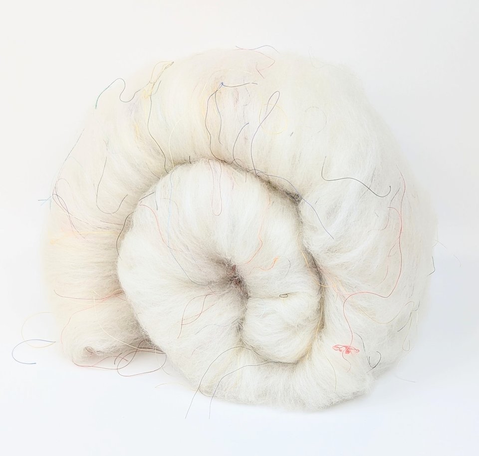 Spinning Fiber Batt | Art Batt | Polwarth / Merino / BFL / Sari Silk