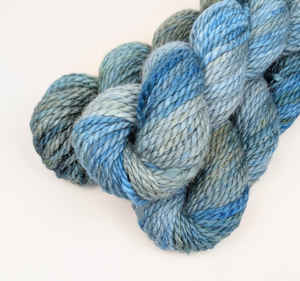 Hand Dyed. Hand Painted Yarn - Baby Alpaca / Merino - Everest