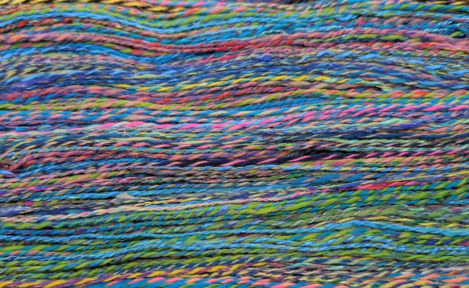 Handspun Yarn | Mixed Luxury Fibers | 2-Ply Yarn