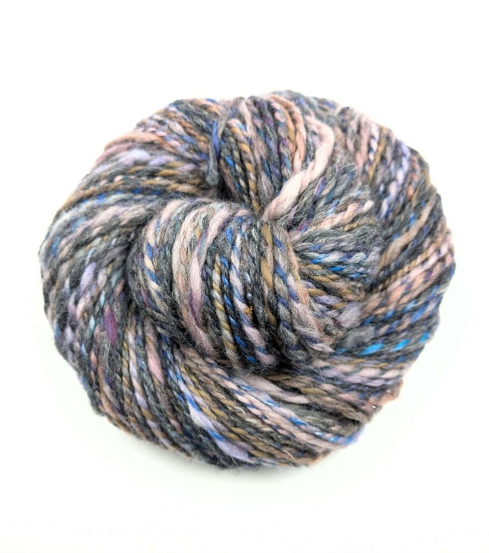 Handspun Yarn | Mixed Fibers | 2-Ply Yarn
