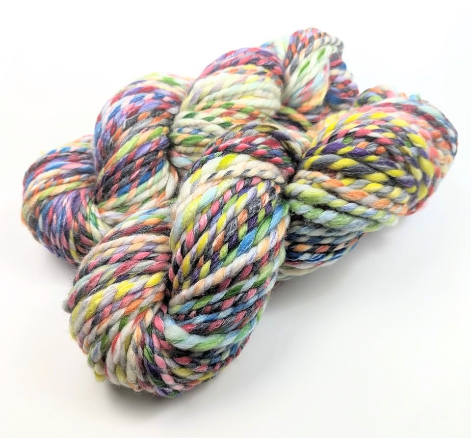 Handspun Yarn | SW Merino / Nylon / Bamboo | 2-Ply Yarn