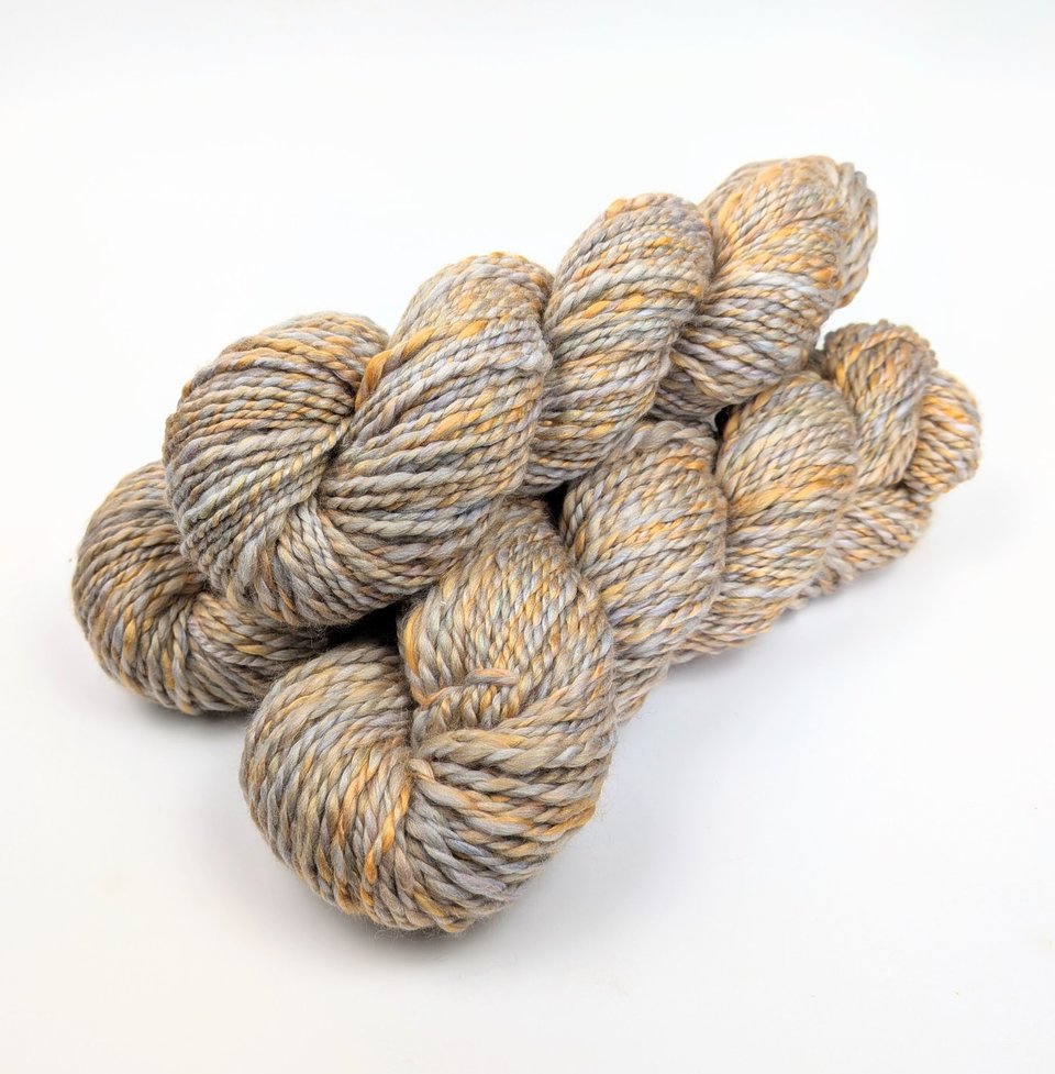 Handspun Yarn | Merino / Mulberry Silk /  Bamboo | Apollo