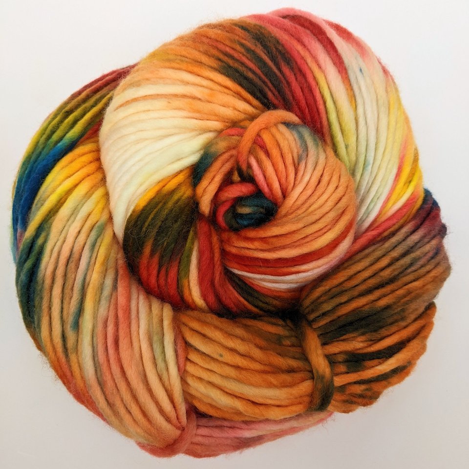 Hand Dyed Yarn | Superwash Merino / Cashmere / Nylon | Fire and Brimstone