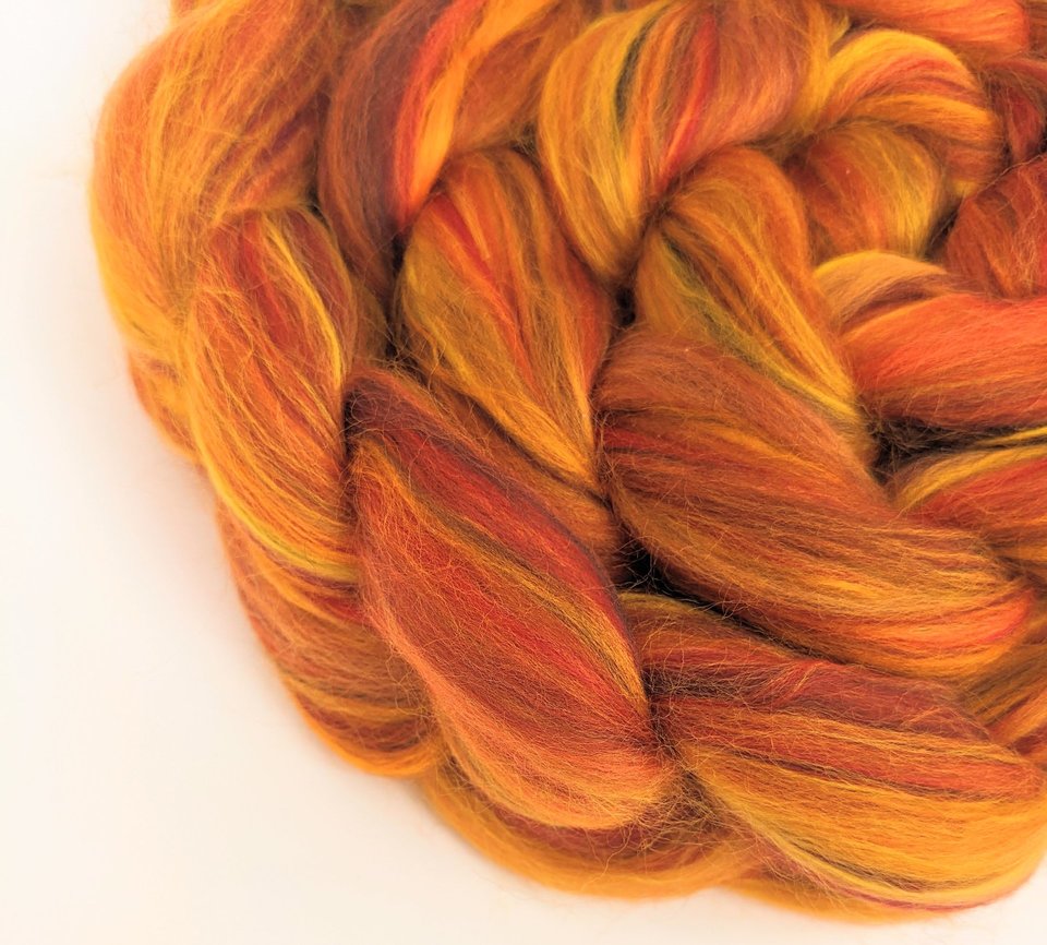 Merino Roving / Combed Top - Spinning Fiber - Custom Blended - Lion Tamer