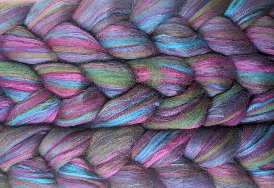 Merino Roving / Combed Top - Spinning Fiber - Custom Blended - Spellbound