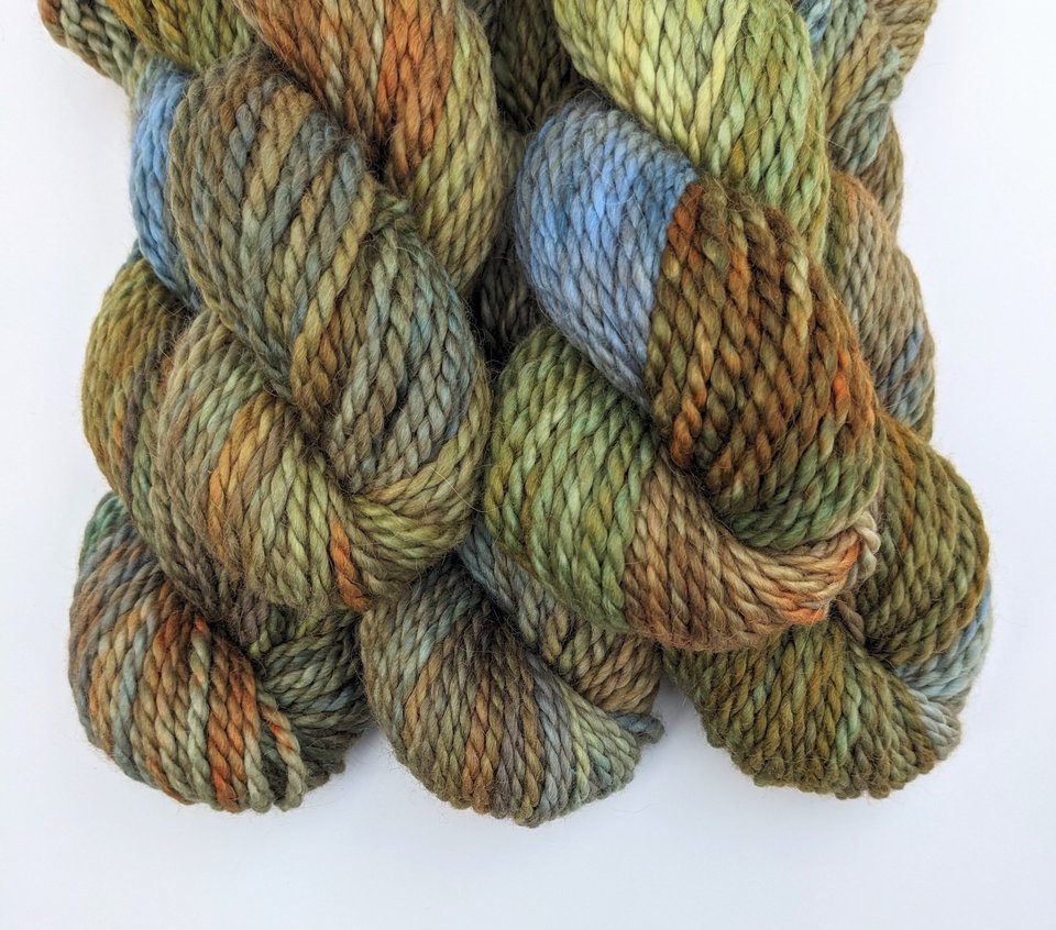 Hand Dyed. Hand Painted Yarn - Baby Alpaca / Merino - Beachcomber