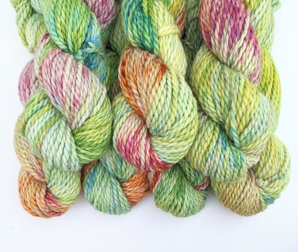 Hand Dyed. Hand Painted Yarn - Baby Alpaca / Merino - Snickerdoodle