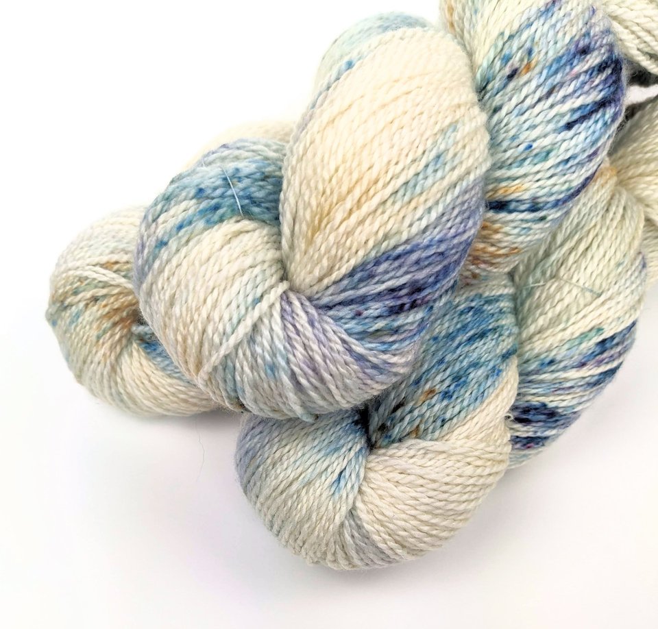 Hand Dyed / Painted Yarn | Fingering Weight |  SW Merino / Silk / Cashmere | Daybreak