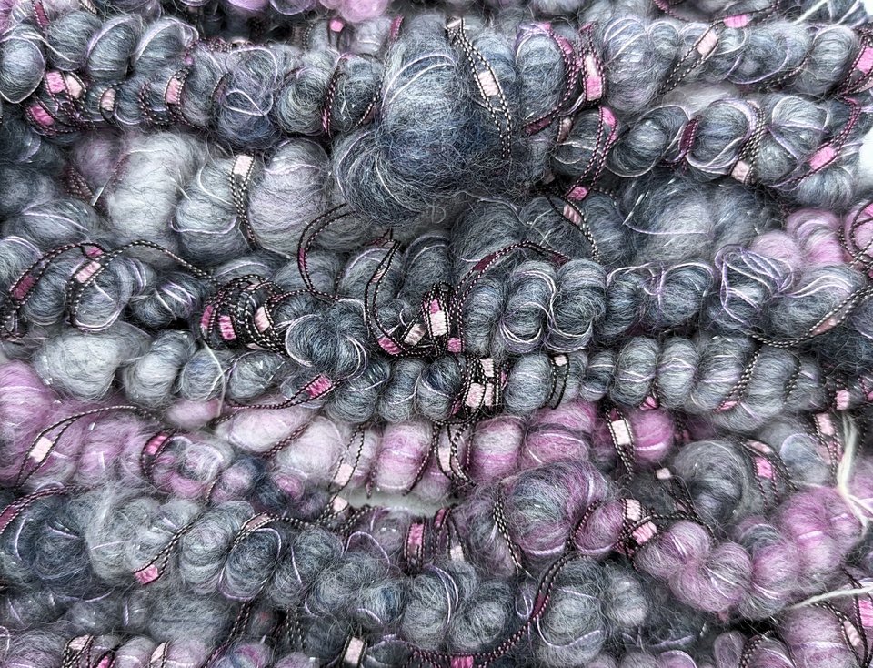 Handspun Art Yarn | Beehive Yarn | Coil Yarn