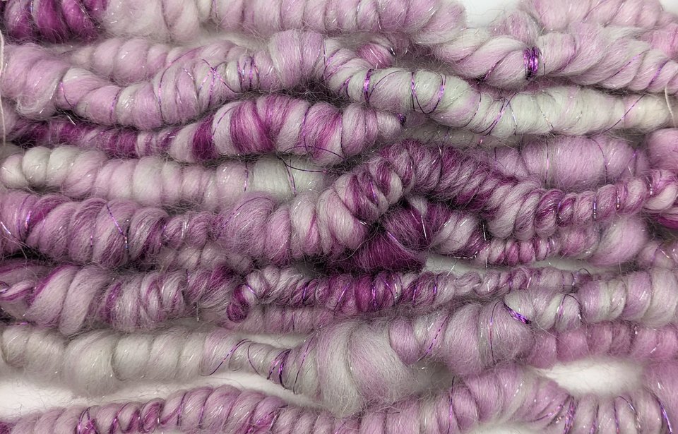 Handspun Art Yarn | Beehive Yarn | Coil Yarn