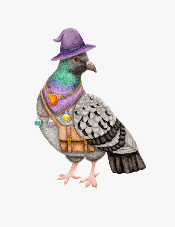 Art Print | Digital Download | Pigeon