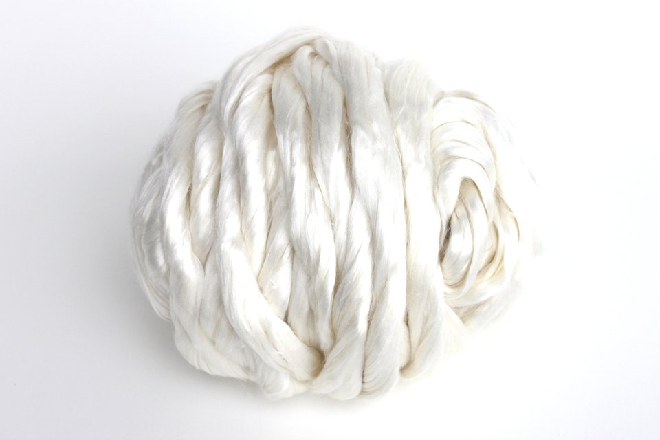 Undyed Top / Roving | Mulberry Silk