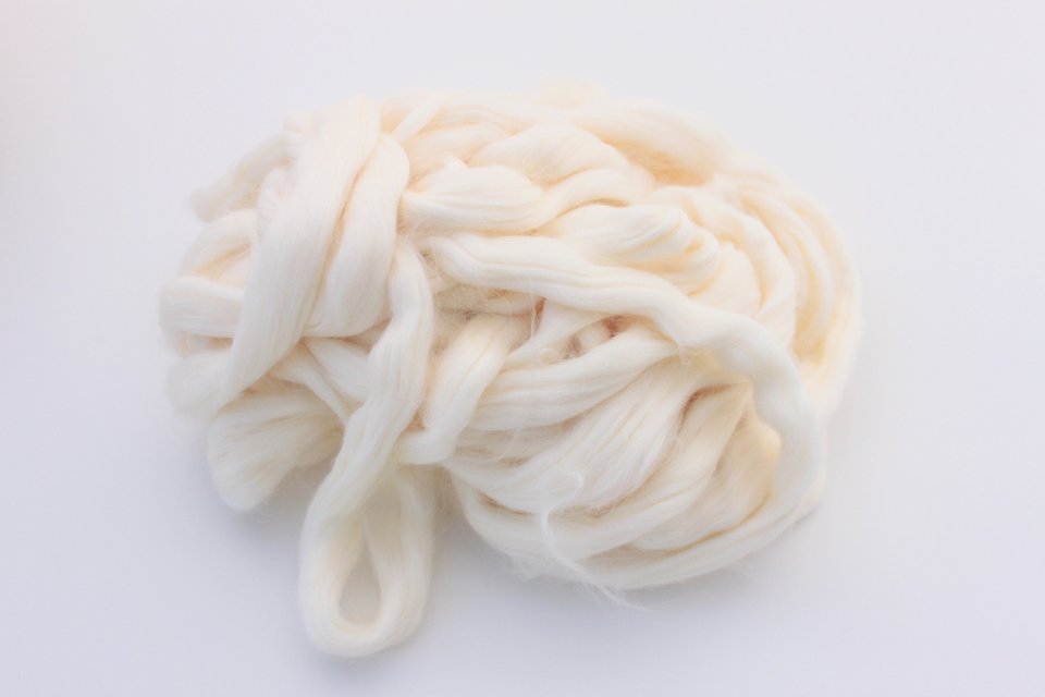 Undyed Roving | Egyptian Cotton