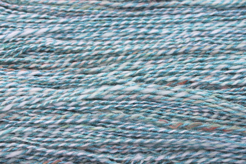 Handspun Yarn - DK Yarn - Merino / Silk - Spring Breeze