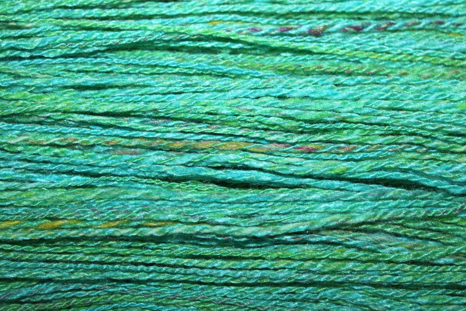 Handspun Yarn | Merino / Bamboo / Silk | Mojito