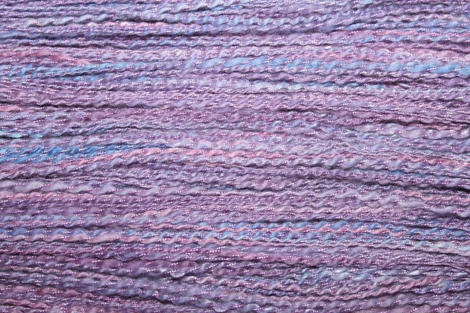 Handspun Twist Yarns | 2-Ply | Merino / Silk | Pretty Pansies