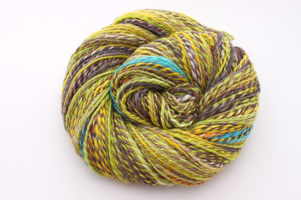 Handspun Yarn | Merino / Silk | Aquarius