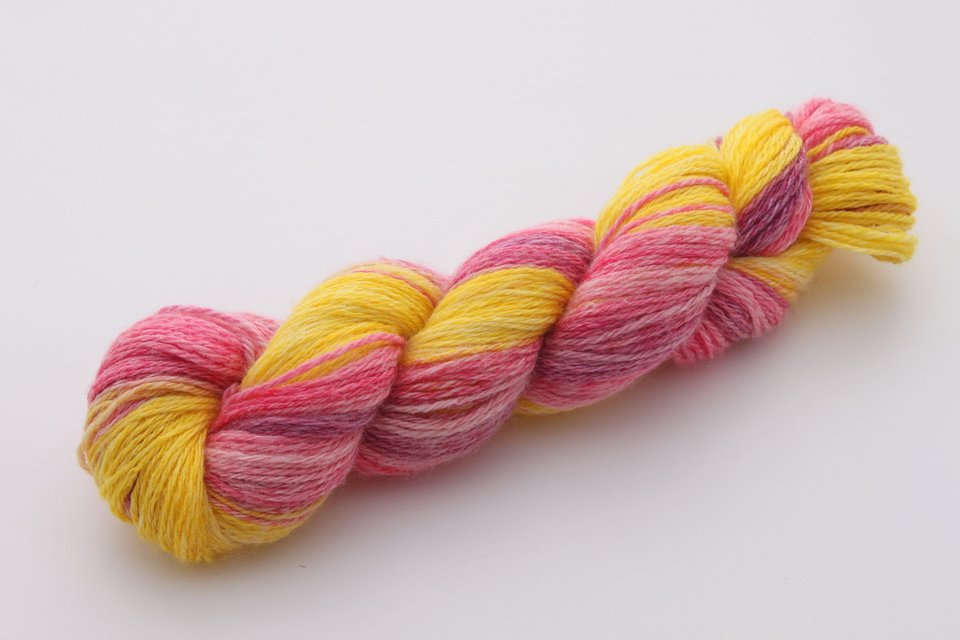 Handspun Yarn | Merino / Silk | Good Morning Sunshine