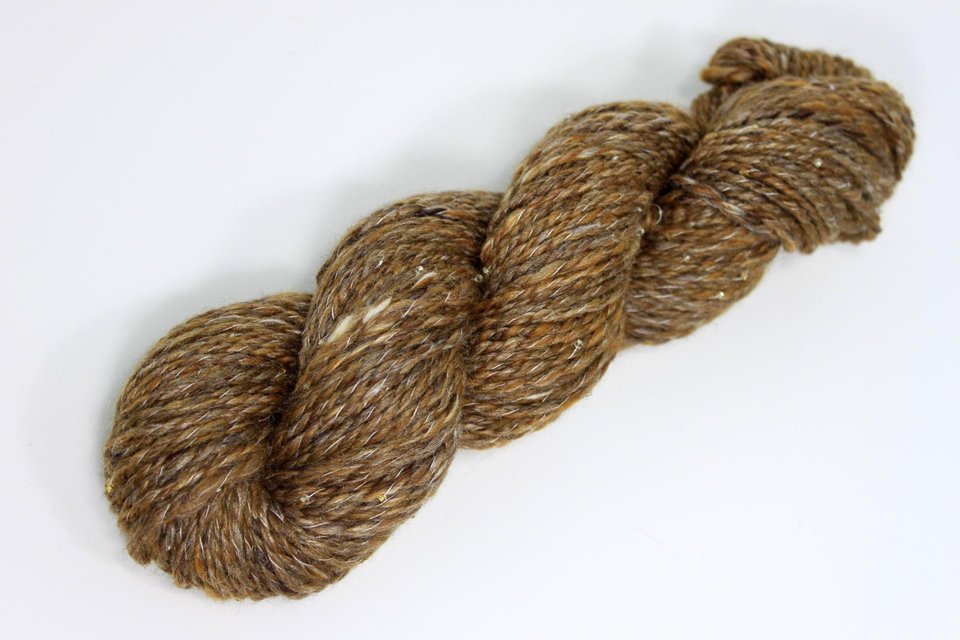 Handspun Beaded Yarn | Merino / Silk | Gruffalo