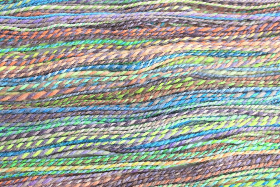 Handspun Yarn | Baby Alpaca | Roller Derby