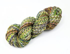 Handspun Thick and Thin Yarn | Faux Cashmere | Tequila Sunrise