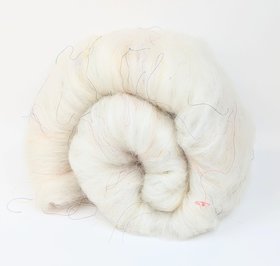 Spinning Fiber Batt | Art Batt | Polwarth / Merino / BFL / Sari Silk